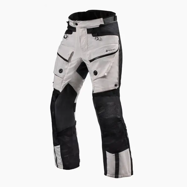 REV'IT! Trousers Defender 3 GTX Silver Black Standard Motorcycle Pants Size L