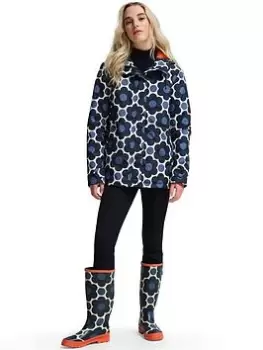 Regatta X Orla Kiely Padded Mac - Blue Floral , Blue Floral, Size 18, Women