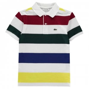 Lacoste Stripe Polo Shirt - Multi