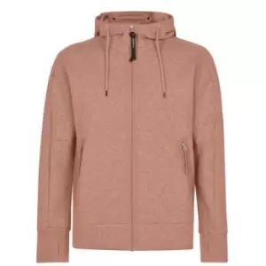 CP COMPANY Goggle Full Zip Hoodie - Pink