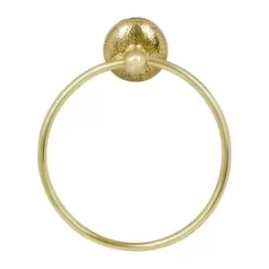 Essentials MottledTowelRing - Gold