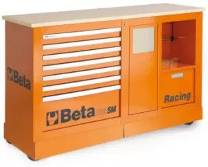 Beta Tools C39SM-O "Racing" Mobile Roller Cab Orange 039390001