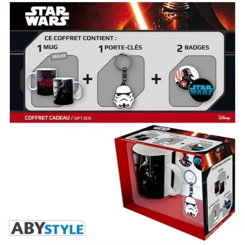 Star Wars - Trooper-Vador (Mug + Keychain Trooper + Badges) Gift Box