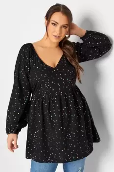 Star Peplum Blouse