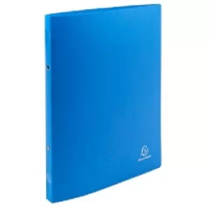 Exacompta Ring Binder Opaque 54192SE Polypropylene A4 15mm 2 ring Light Blue Pack of 25