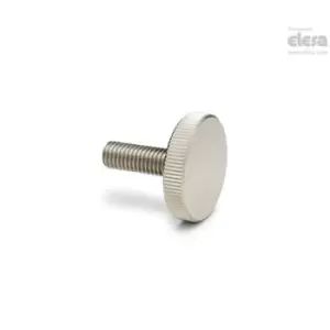 ELESA Knurled grip knob-DIN 653-M3-8-NI