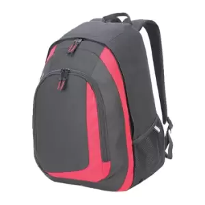 Shugon Geneva Backpack (19 Litres) (One Size) (Black/Red)