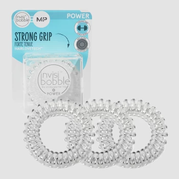 MP X Invisibobble Power Reflective - Crystal Clear- 3 PACK