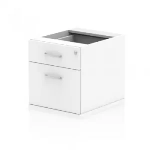 Impulse Fixed Pedestal 2 Drawer White