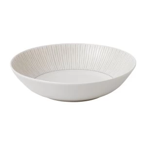 Royal Doulton Ellen DeGeneres Taupe Stripe Pasta Bowl