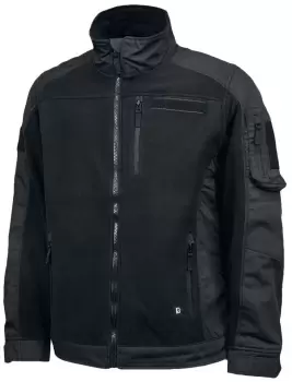 Brandit Ripstop Fleece Jacket Fleece Jacket black