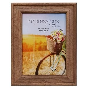 5" x 7" - Natural Walnut Finish Wooden Photo Frame