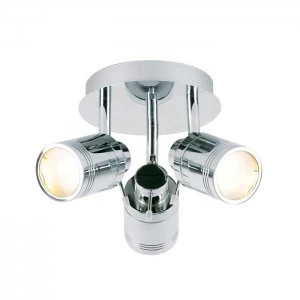 Spa 3-Light Ceiling Light Fixture - Chrome