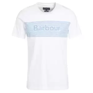 Barbour Mens Coundon Graphic Tee White XXL