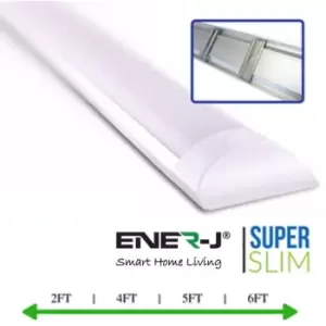 18W LED Prismatic Batten Fitting 60cms 3000K 2 pcs Pack