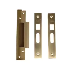 StrongBolt 2200 Mortice Sashlock Rebate Kit 13mm Polished Brass Box