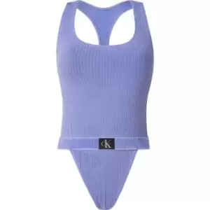 Calvin Klein One Piece Racer Back-Rp - Blue