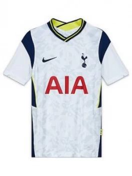 Nike Youth Tottenham 2020/21 Home Short Sleeved Stadium Jersey, White, Size S