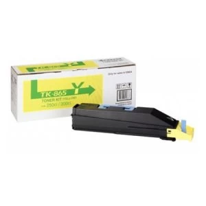 Kyocera TK865Y Yellow Laser Toner Ink Cartridge