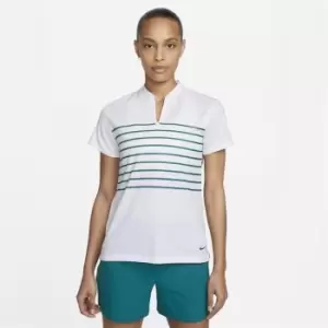 Nike Victory Stripe Polo Shirt Womens - White