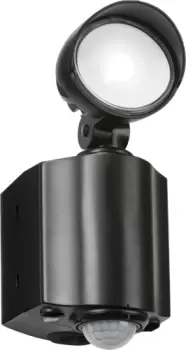 KnightsBridge 230V IP55 LED Security Spotlight - Black