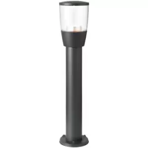 2 pack Outdoor Post Bollard Light Anthracite 0.5m LED Driveway Foot Path Lamp