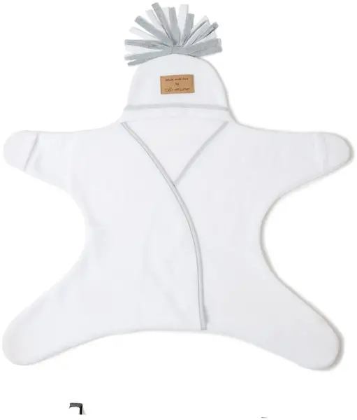 Clair De Lune Fleece Wrap Blanket - White