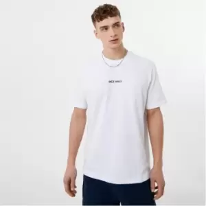 Jack Wills Minimal Graphic Tee - White