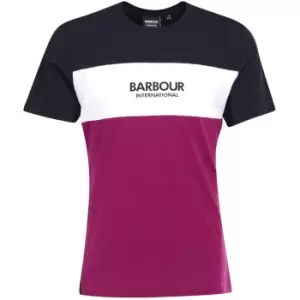 Barbour International Formula Block T-Shirt - Purple