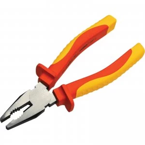 Faithfull VDE Insulated Combination Pliers 180mm