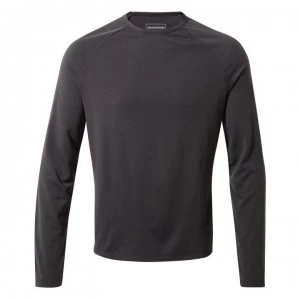 Craghoppers 1st Layer Long Sleeve T Shirt - Black Pepper