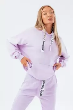 HYPE VINTAGE PURPLE OVERSIZED WOmens HOODIE