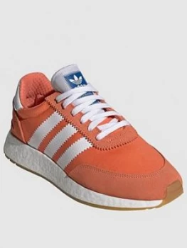 adidas Originals I-5923 - Orange/White, Orange/White, Size 3.5, Women