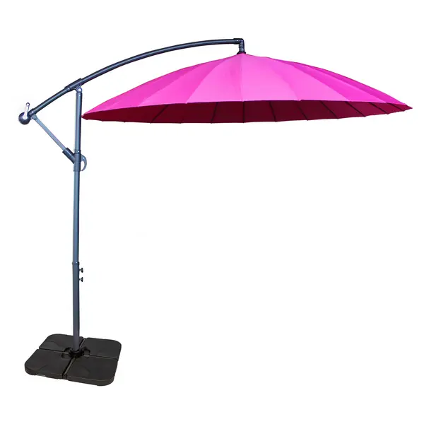 3m Shanghai Pink Cantilever Parasol Pink