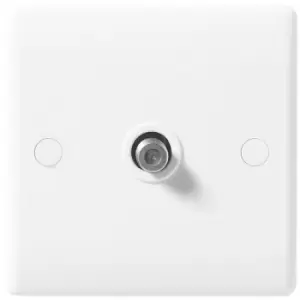 BG Nexus White 1 Gang Satellite Socket - 864