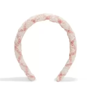 I Saw It First Boucle Headband - Pink