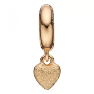 Ladies Christina Gold Plated Sterling Silver Shine Love Bead Charm