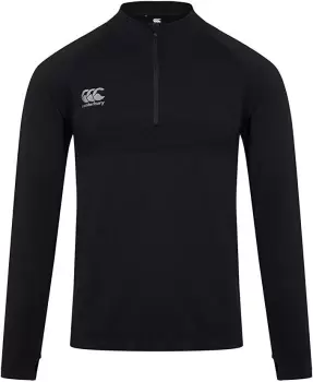 Canterbury Seamless 1/4 Zip Black/Grey XLarge/2XL