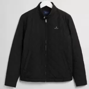 GANT Mens Quilted Windcheater Jacket - Black - L