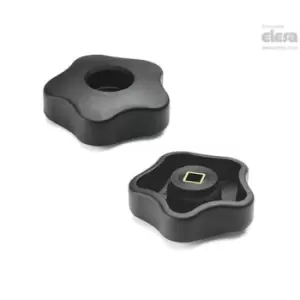 ELESA Shortened lobe knob-VCRT.63 N-6x6