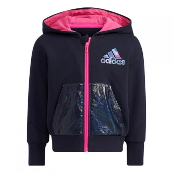 adidas French Terry Hooded Jacket Kids - Legend Ink