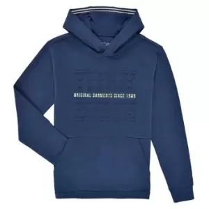 Teddy Smith S-RUN HOODY boys's Childrens sweatshirt in Blue - Sizes 8 years,10 years,12 years,14 years,16 years