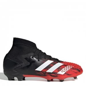 adidas Predator 20.1 Childrens FG Football Boots - Black/White/Red