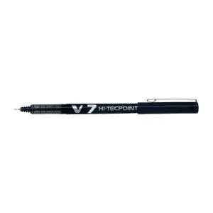 Pilot V7 Rollerball Pen 0.7mm Needle Tip 0.5mm Line Black Pack of 12