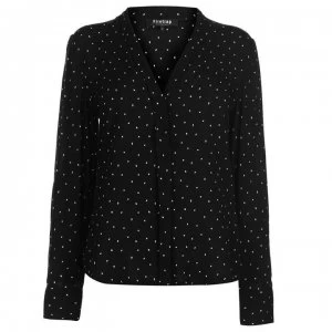 Firetrap Blackseal Dot Blouse - Black