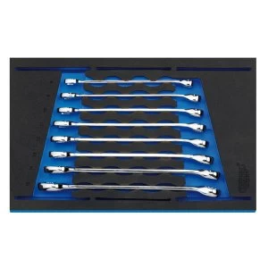 Draper Combination Spanner Set In 1/4 Drawer EVA Insert Tray (8 Piece)