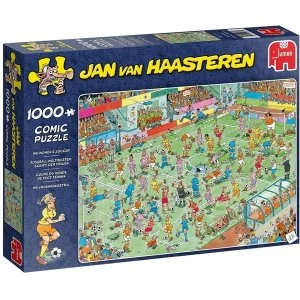 Jan Van Haasteren WC Womens Soccer Jigsaw Puzzle - 1000 Pieces