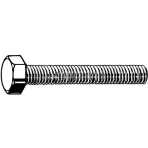 Qualfast M12X60 Hex Head Set Screw H/D Galvanised (GR-8.8)- you get 5