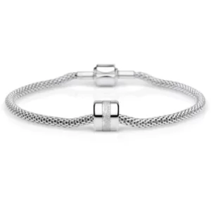 Ladies Bering White Steel Bracelet