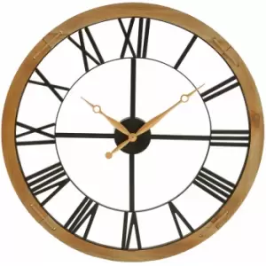 Vitus Black Metal Wall Clock - Premier Housewares